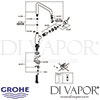 Grohe Essence Single-Lever Sink Mixer Spares